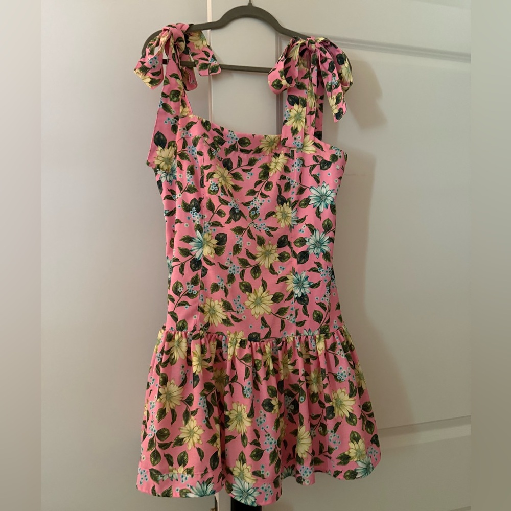 Agua Bendita x revolve Joaquina floral mini dress size L